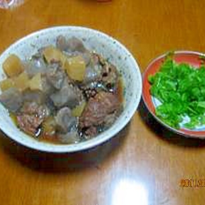 おいしいすぎる すじこん煮込み レシピ 作り方 By Chiegin 楽天レシピ